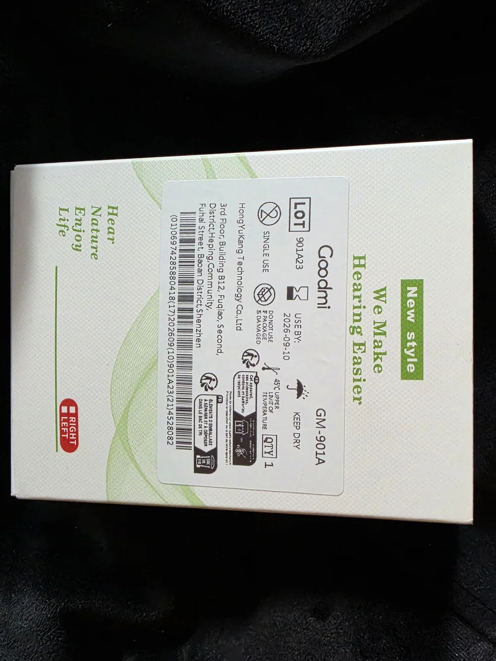 Green Charging Case Wireless Hearing Device Accessories